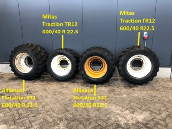 Mitas / Alliance Wheels, 600/40 R22.5 - Tire