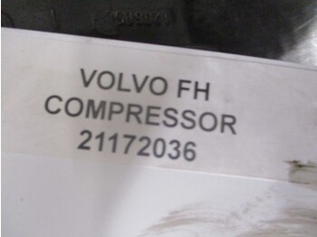 Engine and parts for Truck Volvo FH 21172036 COMPRESSOR: picture 2