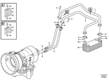 New Gearbox and parts for Articulated dumper Volvo nieuwe Oliekoeler voe11033628 voe11110107: picture 2