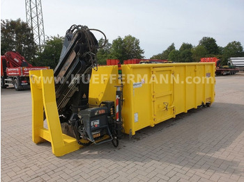 MAN HIAB 166 HARDOX Abrollcontainer Ladekran  - Roll-off container