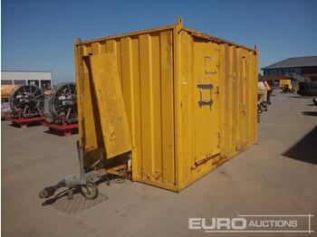 Construction container Single Axle Welfare Unit, Kitchen, W/C, Generator: picture 1