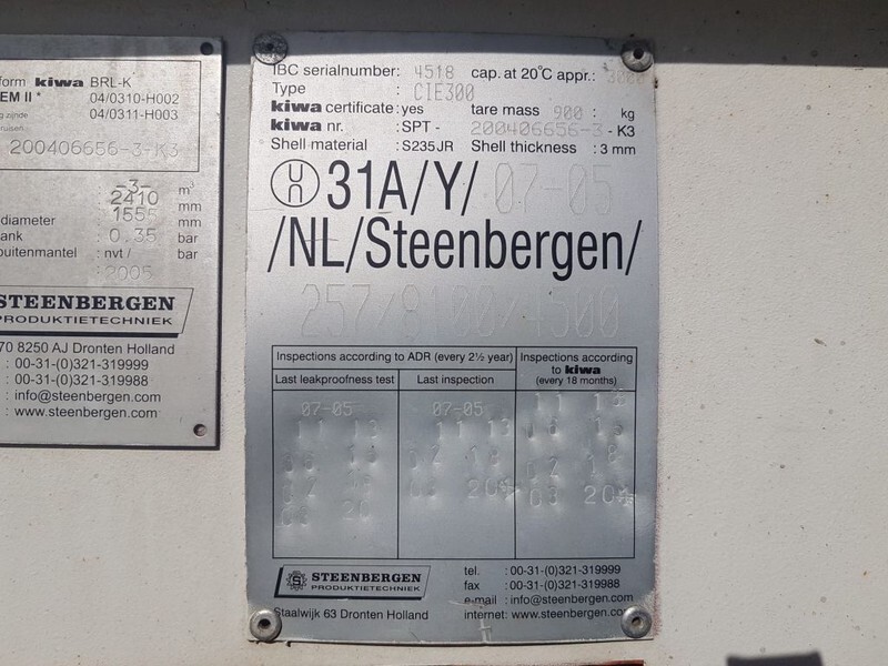 Storage tank dieseltank Steenbergen 3000 liter Kiwa IBC Dieseltank: picture 3