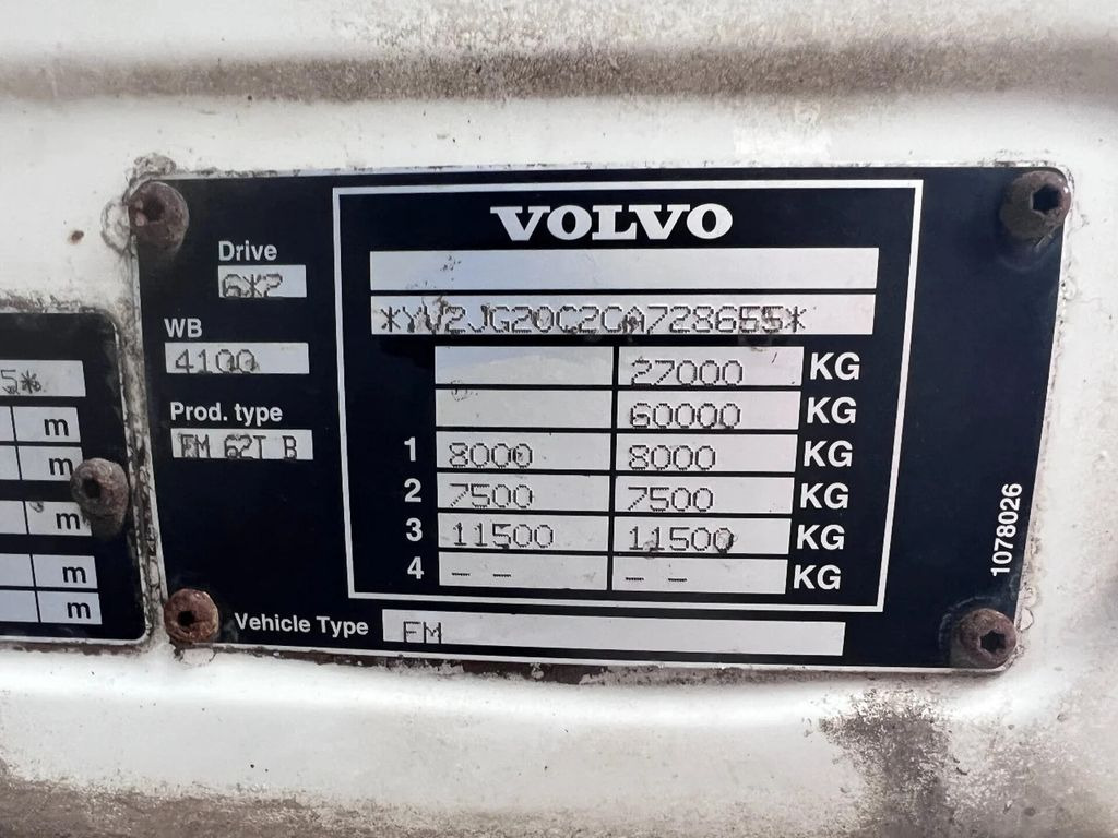 Tractor unit Volvo FM 12.460 6X2 EURO 5 HYDRAULIC + i-Shift APK: picture 10