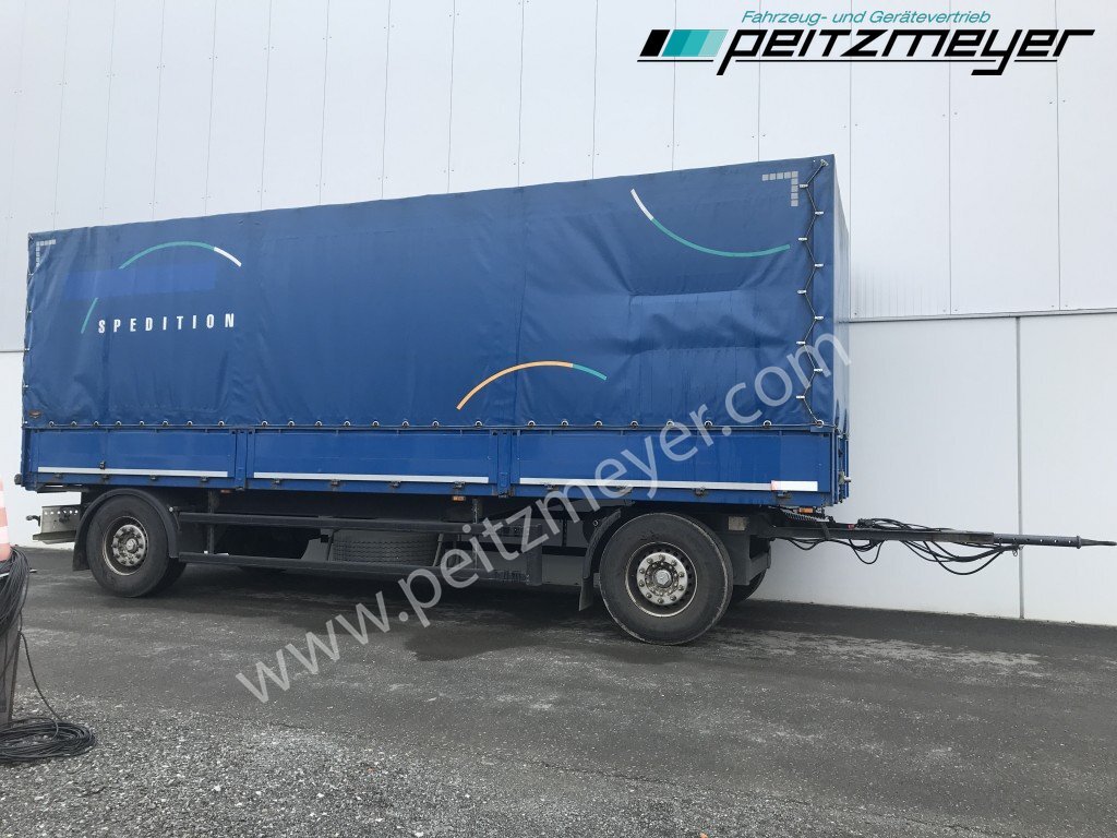 Curtainsider trailer ACKERMANN 2 Achs Anhänger - 8,15 m PA-F 18/7.8 E , Bordwände, RSAB, seitl. Rollplane: picture 8