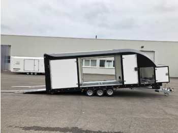 BRIAN_JAMES Race Transporter 6 3-Achser Autotransporter gesc geschlossen - Autotransporter trailer