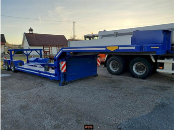 Broshuis 2 axle Lowboy trailer with extension for boat tran - Trailer