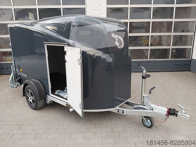 New Closed box trailer Cheval Liberté C 300 Polycargo Personel Door alloy wheels dark: picture 8