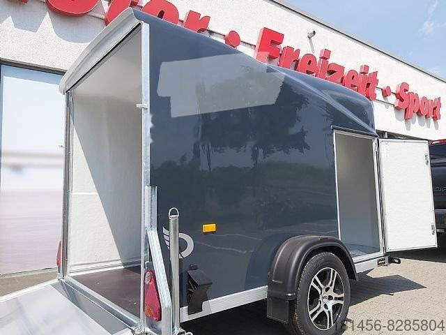 New Closed box trailer Cheval Liberté C 300 Polycargo Personel Door alloy wheels dark: picture 3