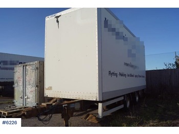 Narko 2 axle trailer with rear lift - Closed box trailer