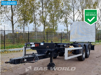Schröder Wechselpritschen LBW Tailgate BDF twistlocks - Container transporter/ Swap body trailer