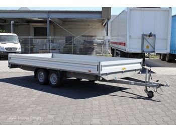 Humbaur HT 305124 Anhänger Tandem Pritsche, neuwertig  - Curtainsider trailer