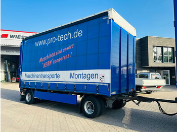 Krukenmeier ZLP 18 Pritsche+Plane DHOLLANDIA Rampe 9.000 kg  - Curtainsider trailer