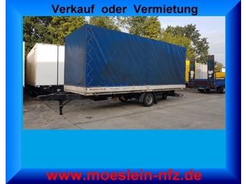 Möslein 1 Achs Planenanhänger, 7,08 m lang  - Curtainsider trailer