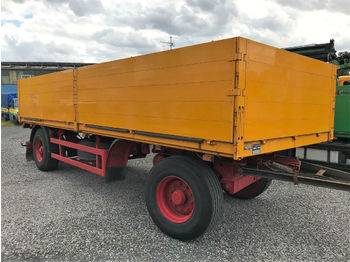 Kässbohrer v12B Baustoff-Anhänger 7,1m    TOP Zustand  - Dropside/ Flatbed trailer