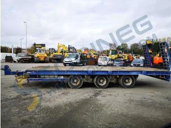 Robuste KAISER 3 ESSIEUX - Dropside/ Flatbed trailer