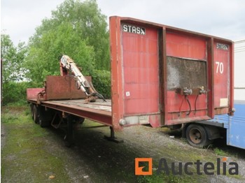 Stas 0-38/3A - Dropside/ Flatbed trailer