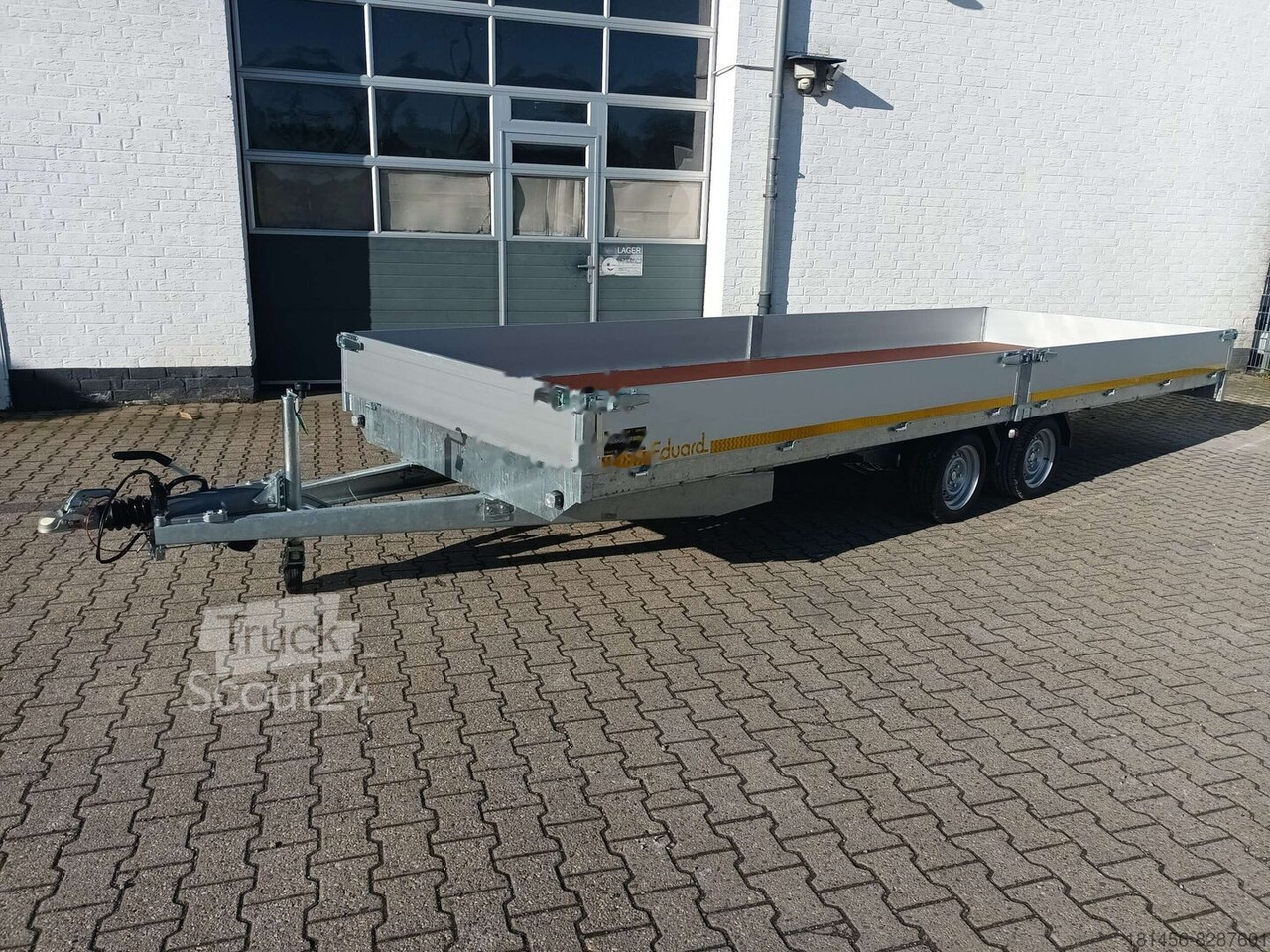 New Car trailer Eduard Großer Pritschenanhänger 606x200x30cm 3500kg Neu verfügbar: picture 10