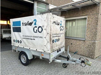 Hapert Tieflader Amigo mit Hochplane 2600 x 1300 x 310 mm, ZG 1,35 to. - Car trailer: picture 1