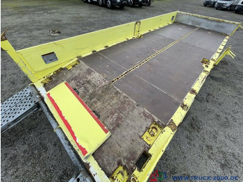 Low loader trailer for transportation of heavy machinery Hiebenthal TTH 18 Tandem Tieflader TwistLock Rampen 15t. NL: picture 4