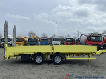 Low loader trailer for transportation of heavy machinery Hiebenthal TTH 18 Tandem Tieflader TwistLock Rampen 15t. NL: picture 2