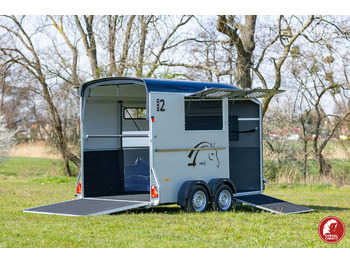 Cheval Liberté Maxi 2 Duomax trailer for 2 horses GVW 2600kg tack room saddle - Horse trailer