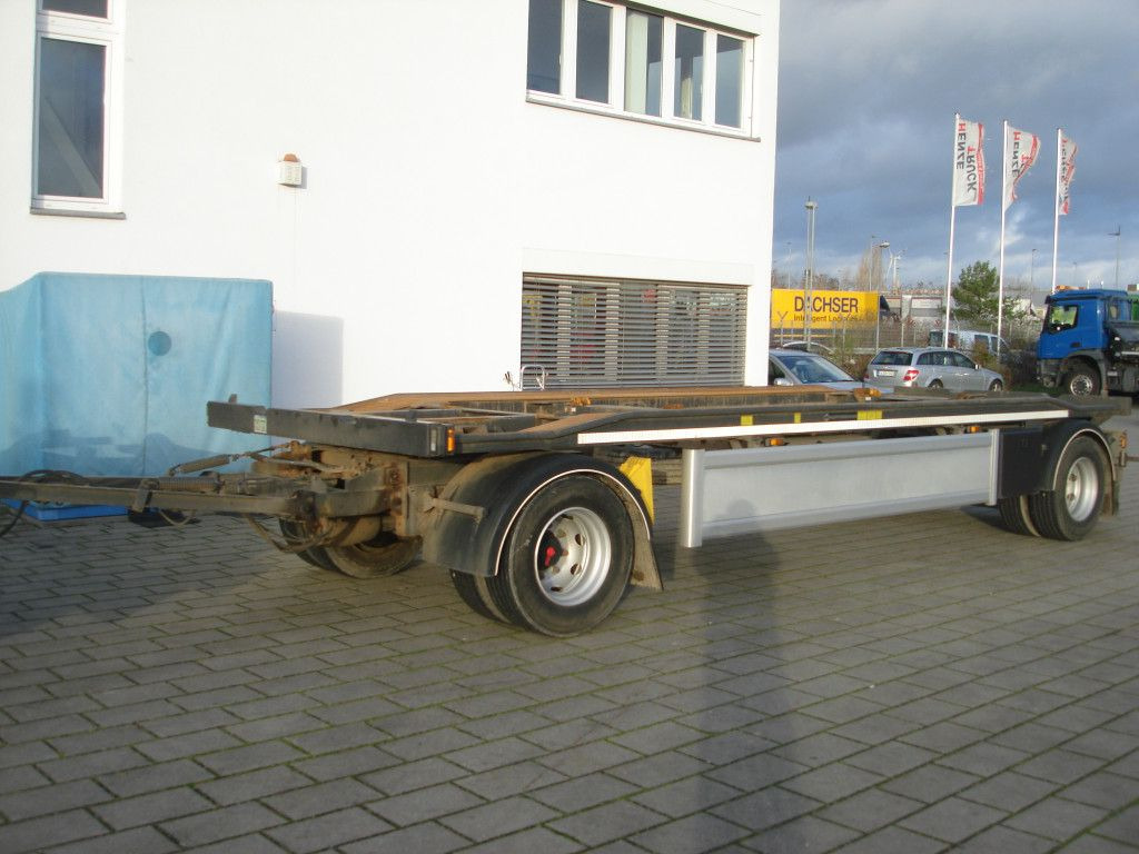 Roll-off/ Skip trailer Hüffermann 2-achs Abrollanhänger HAR 20.70 Containeranhänge: picture 9