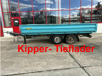 Low loader trailer Humbaur  Tandem 3- Seiten- Kipper- Tieflader: picture 1