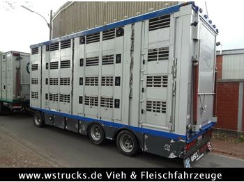 Menke 3 Stock Ausahrbares Dach  Vollalu Typ 2  - Livestock trailer