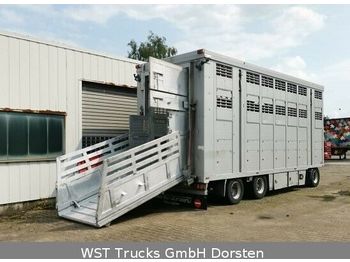 Menke 3 Stock  Vollalu 7,50m Hubdach  - Livestock trailer
