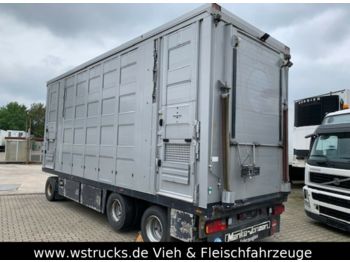 Menke 4 Stock Ausahrbares Dach Vollalu  7,50m  - Livestock trailer