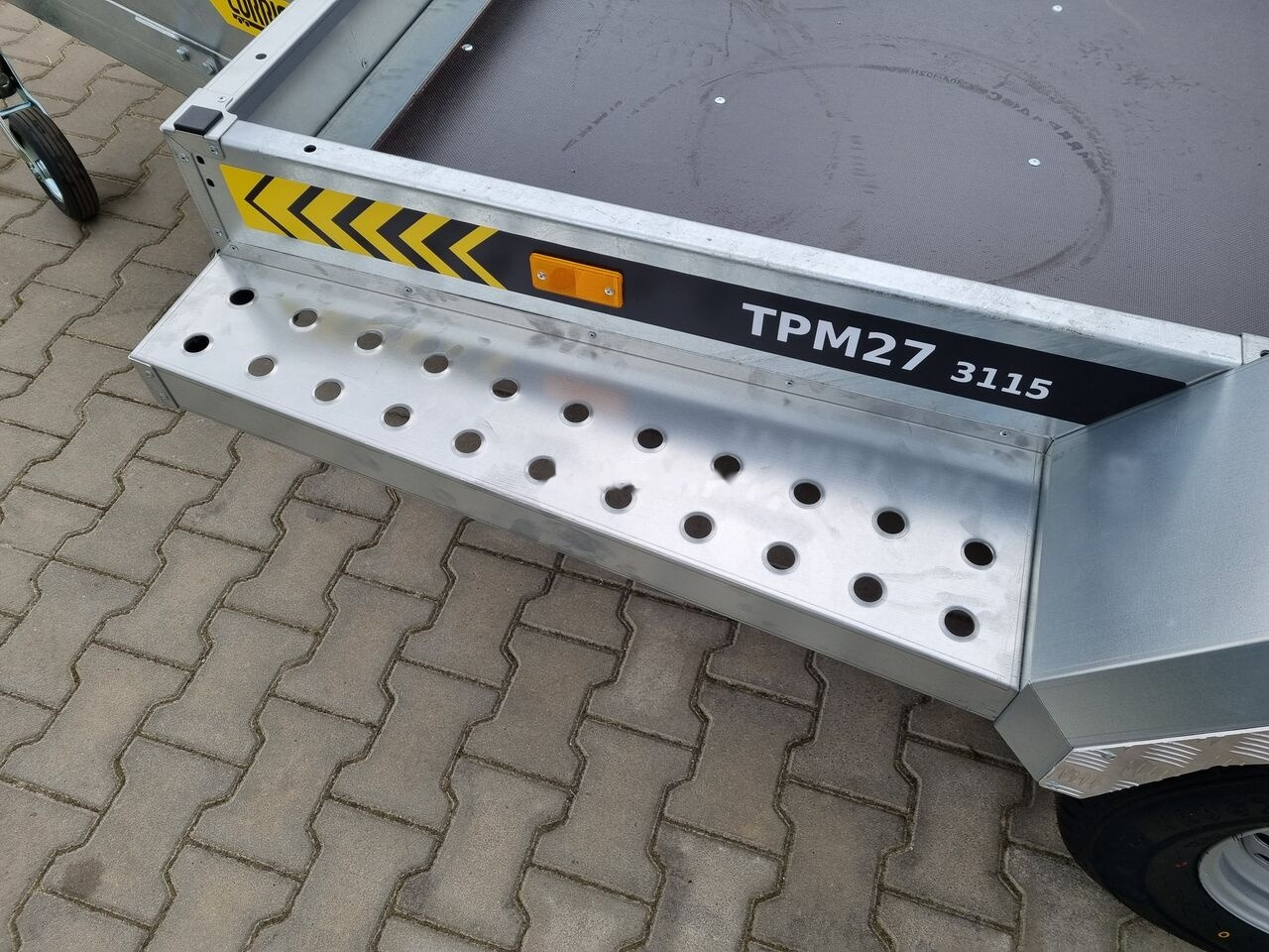 New Plant trailer Lorries TPM27 311x155 cm GVW 2700kg machine transporter excavator bobcat: picture 17