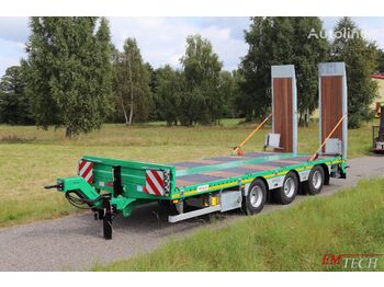 EMTECH SERIA PNP model 3.PNP-S-1N (NH1) - Przyczepa TRIDEM oś Nadążna - Low loader trailer