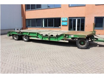 Nooteboom 3-assige Aanhangwagen met wielkuipen - Low loader trailer