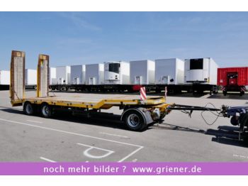Schwarzmüller TÜ 30/100 8200 mm BLATT / FEDERRAMPEN BAGGER  - Low loader trailer