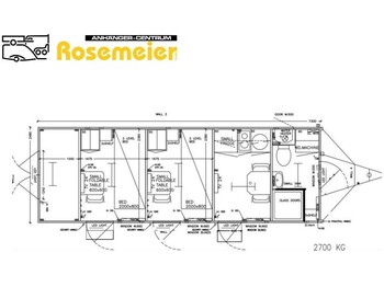 New Trailer ROSEMEIER EW TA-NO Mannschaftswagen 736: picture 2