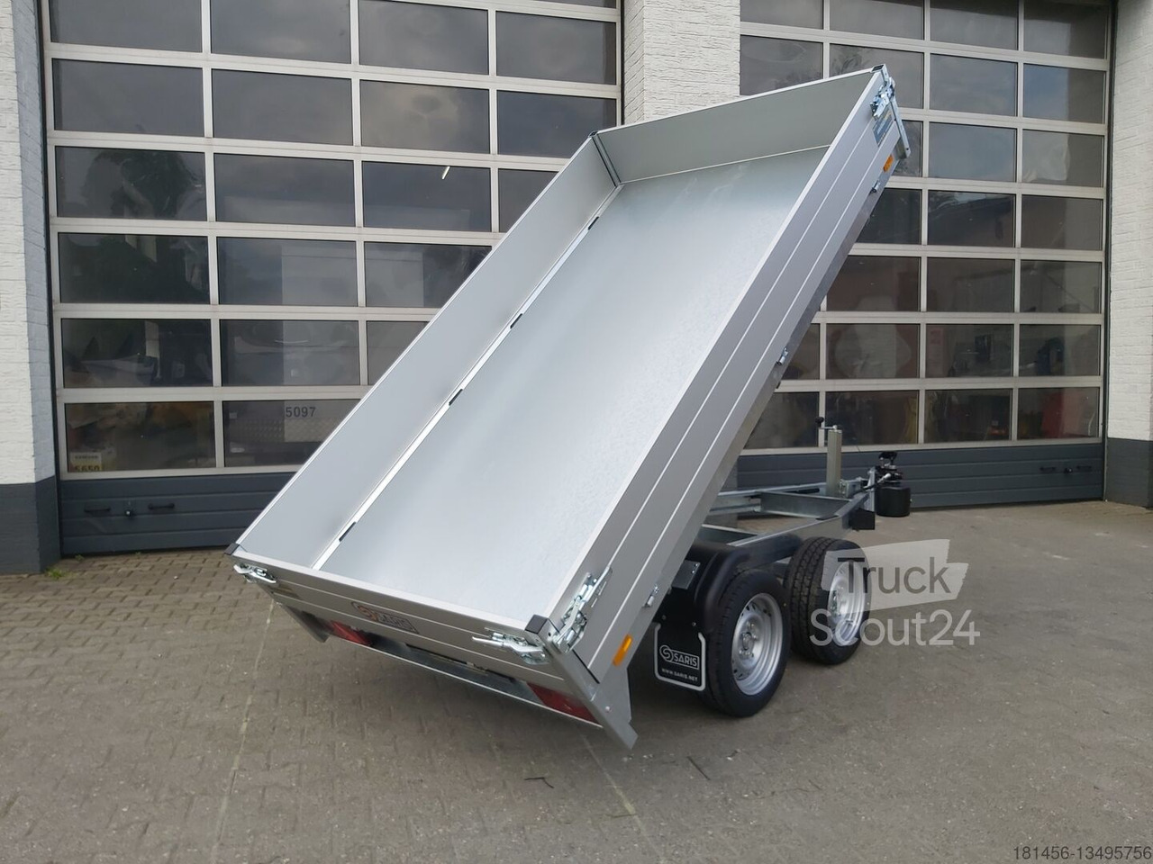 New Tipper trailer Saris K1 276 150 30 2000kg Handhydraulik Neu: picture 7
