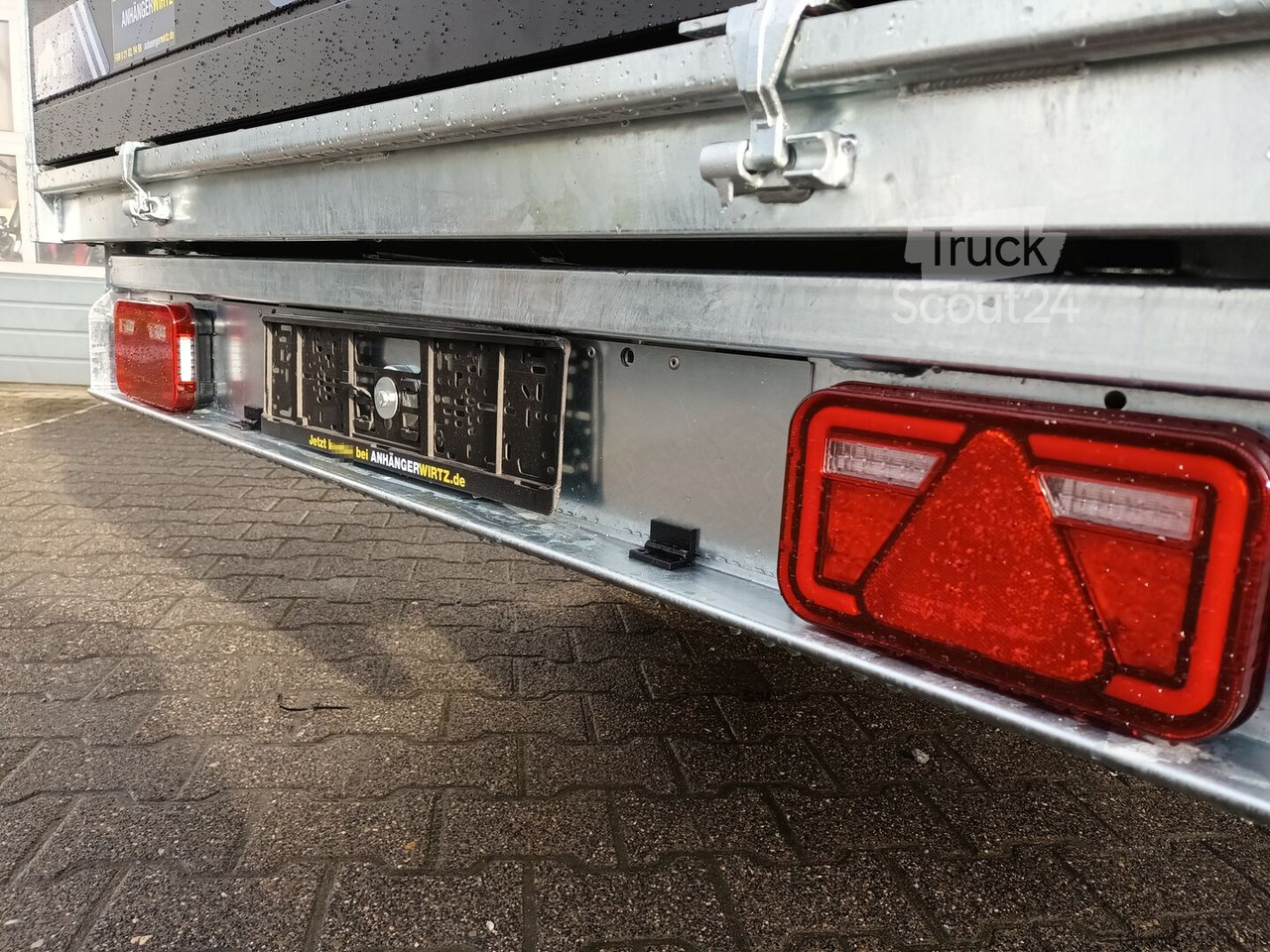 New Tipper trailer Saris direkt heavy duty K3 356 184 3500 2 Elekktro und Notpumpe Alurampen Stützen LED Beleuchtung: picture 4