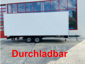 Closed box trailer Tandem Kofferanhänger vorn Durchladbar: picture 1