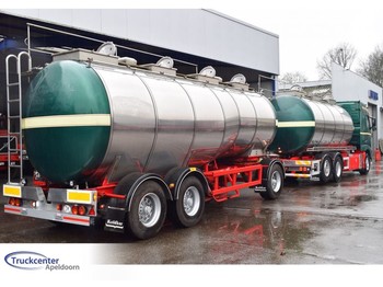 Burg 40000 liter, Inox - Edelstahl, BPW, Combi with Volvo - Tank trailer