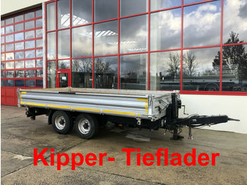 Blomenröhr  Tandemkipper- Tieflader-- Wenig Benutzt --  - Tipper trailer