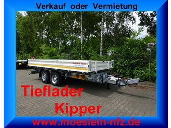Möslein 13 t Tandem 3  Seitenkipper Tieflader  Neufahrze  - Tipper trailer