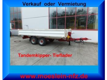 Müller-Mitteltal Tandemkipper  Tieflader  - Tipper trailer