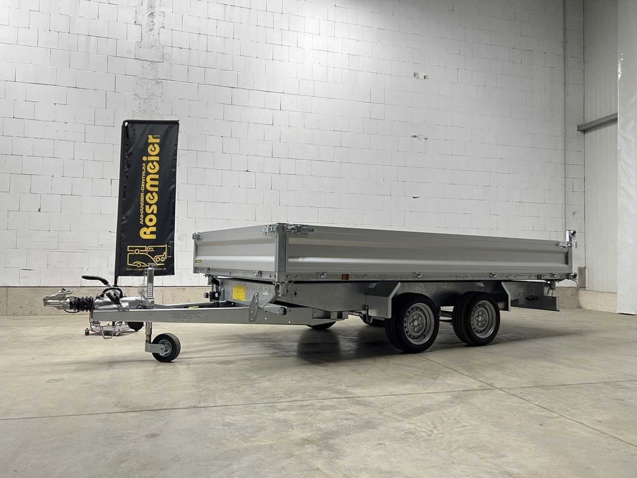 New Tipper trailer VARIANT 3519TB30 mit Blattfedern Profi Dreiseitenkipper: picture 30