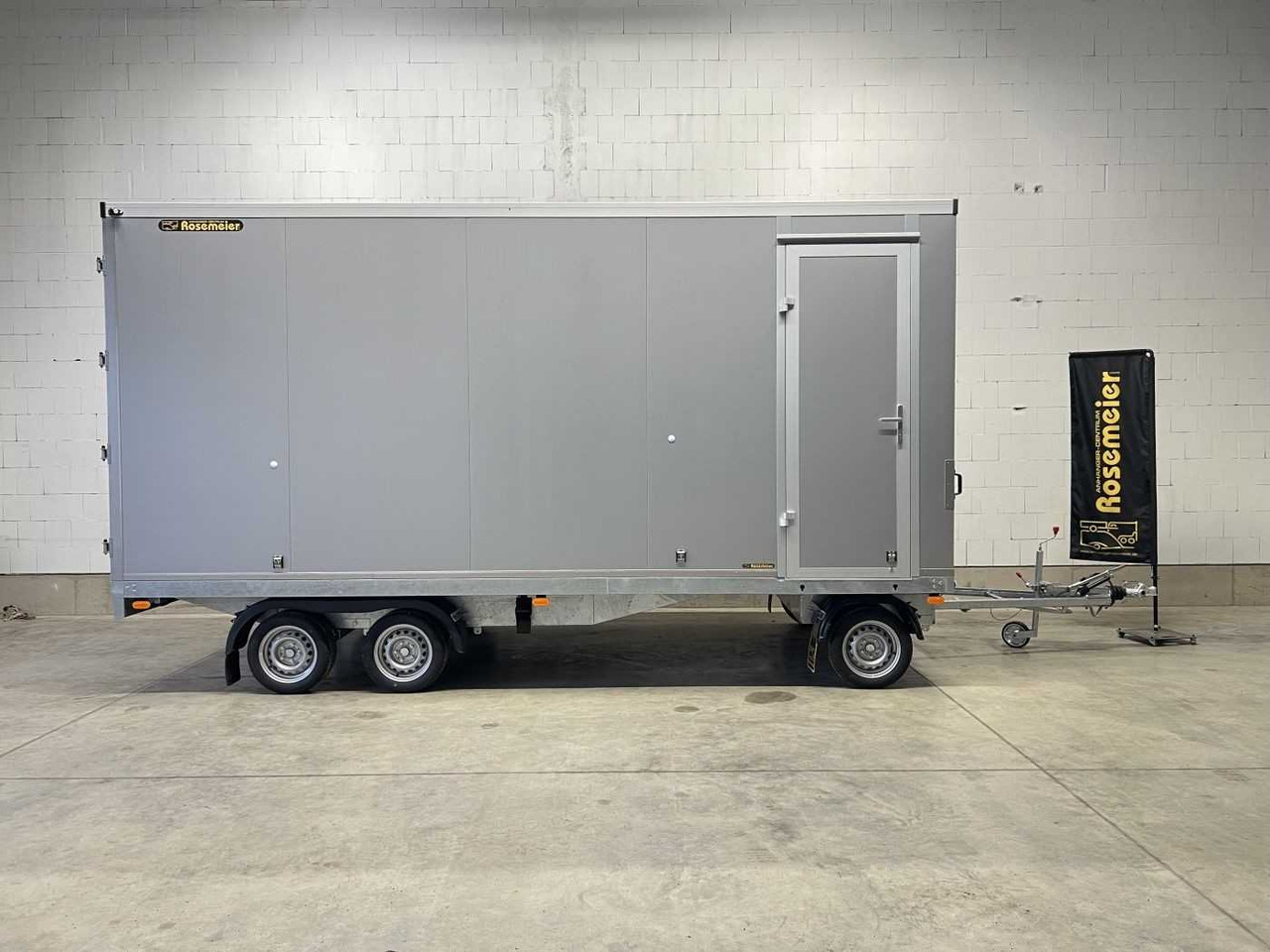 New Closed box trailer VEZEKO HK F 35.5 Drehschemel Kofferanhänger: picture 3