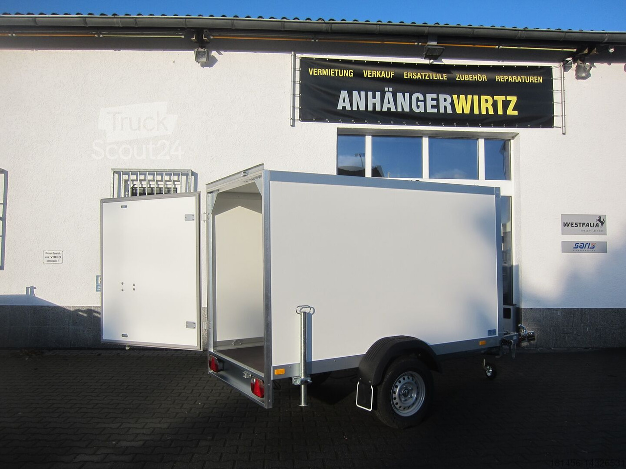 New Closed box trailer Wm Meyer direkt neuen AZ 1325/126 1300kg Sandwich glatte Wände für Beschriftung jetzt günstig online kaufen: picture 5