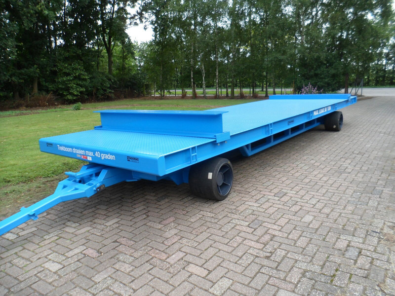 New Dropside/ Flatbed trailer zwaar transportwagen: picture 4