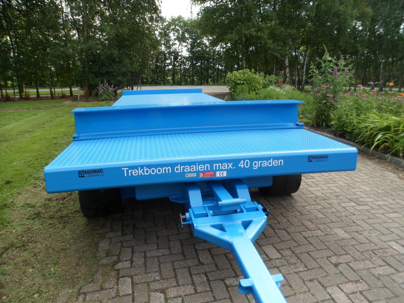 New Dropside/ Flatbed trailer zwaar transportwagen: picture 2