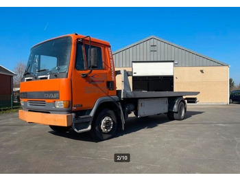 Autotransporter truck DAF 45.150 Vehicle transporter hydro platform + winch: picture 3