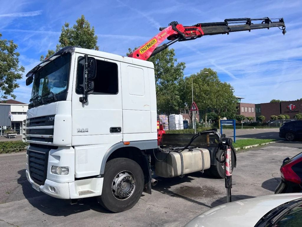 Crane truck, Tractor unit DAF XF 105.410 4X2 EURO 5 MANUAL + PALFINGER PK16000: picture 8