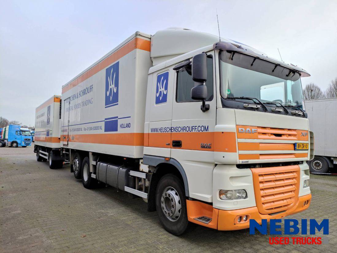 Refrigerator truck DAF XF 105.410 XF105 410 6x2 - Incl. Pacton Trailer: picture 18